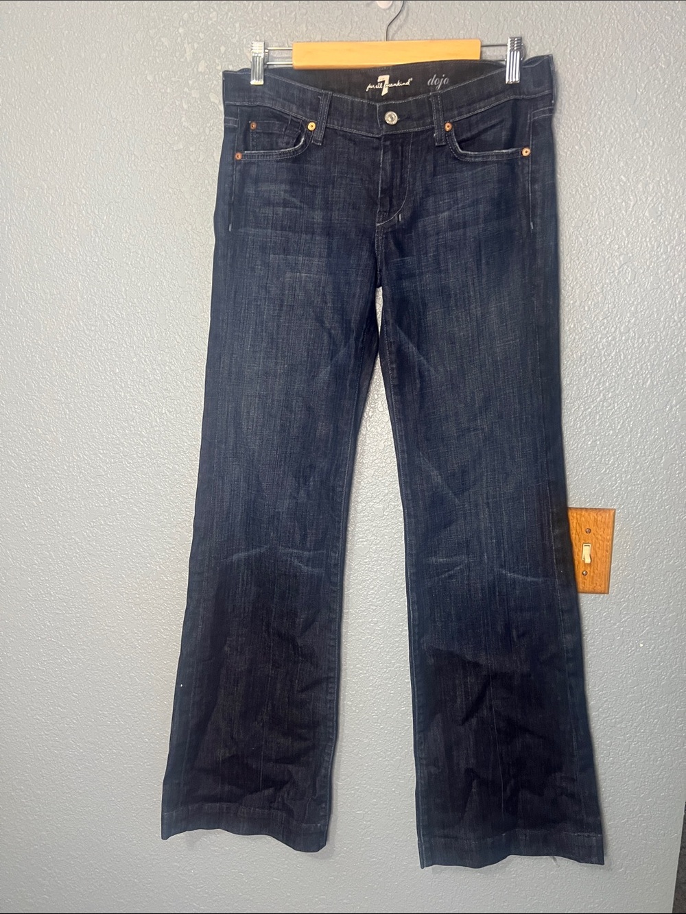 7 For All Mankind Dojo Trouser Jeans, 29x34